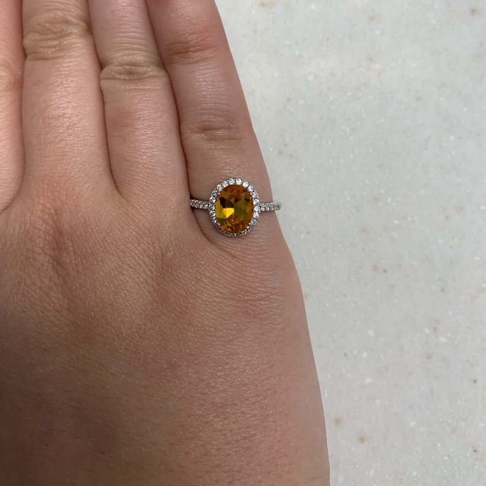 Yellow Topaz Ring - Picture 3 of 4